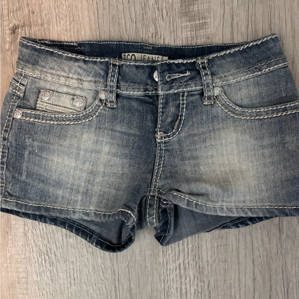 Women's Blue Denim Shorts